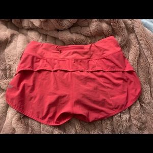 Lululemon Red Speed Short Size 4
